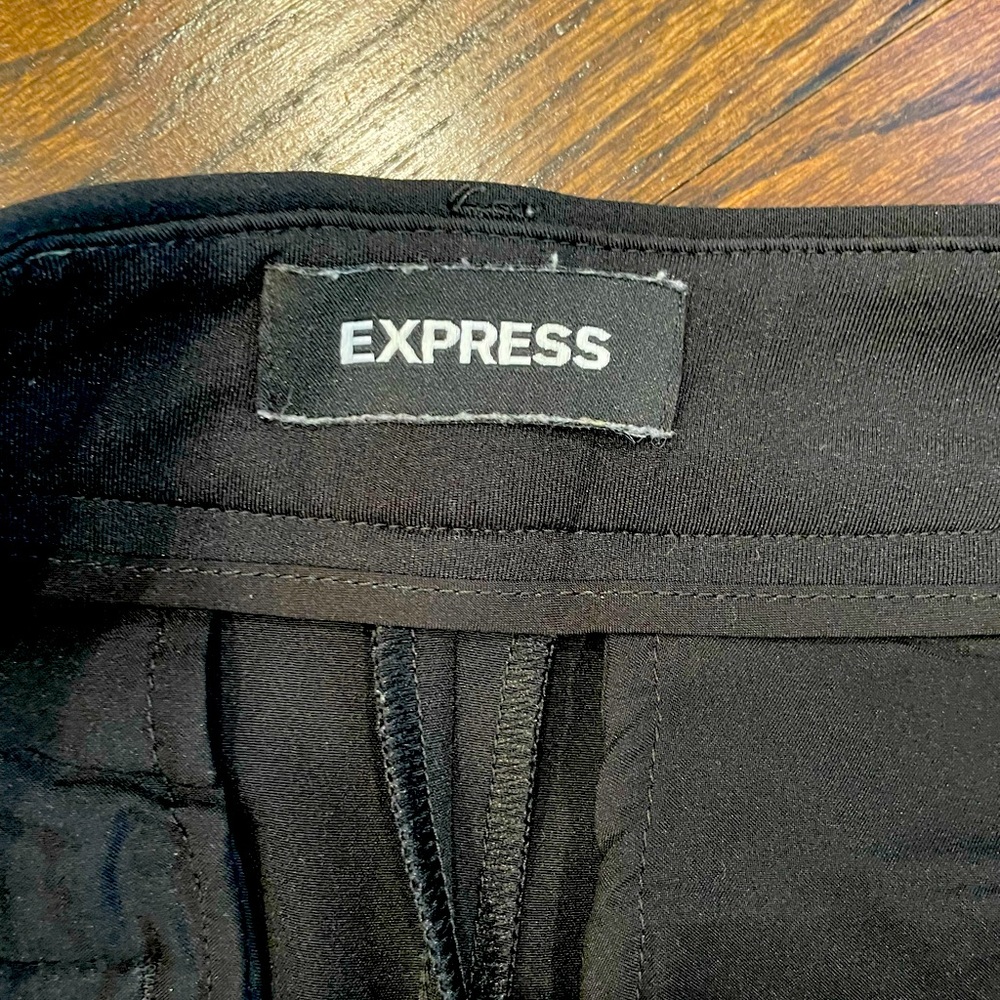 Express Flare Mid Rise Dress Pants - Picture 3 of 5